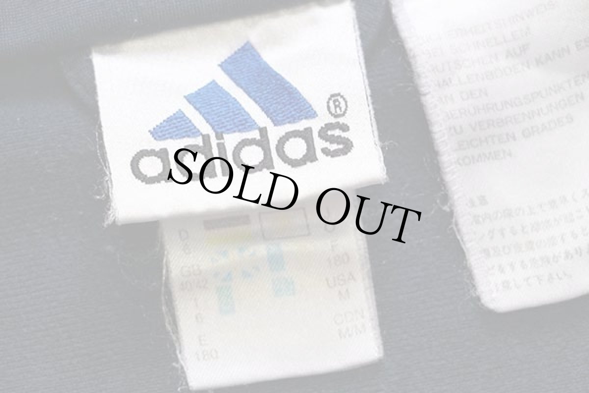 画像4: 00s adidasアディダス パフォーマンス ロゴ刺繍 トラックジャケット 薄紺 M★ジャージ (4)