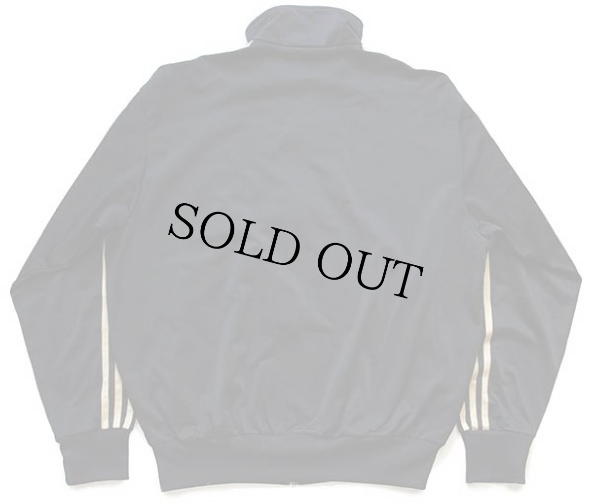 画像2: adidasアディダス トレフォイル ロゴ刺繍 トラックジャケット 黒×金 M★ジャージ (2)