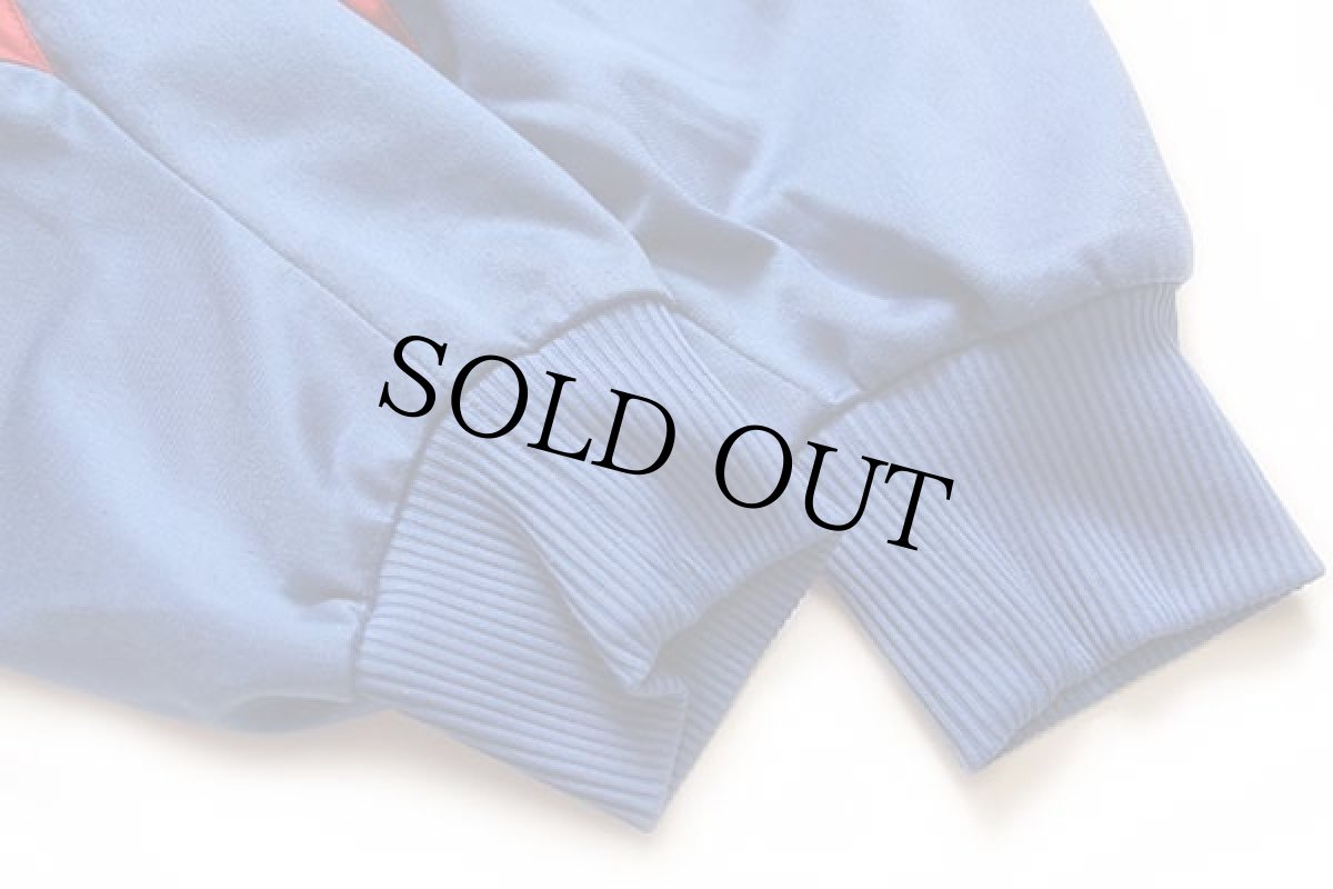 画像6: 90s adidasアディダス トレフォイル ロゴ刺繍 マルチカラー 切り替え ハイネック トラックジャケット★ジャージ (6)