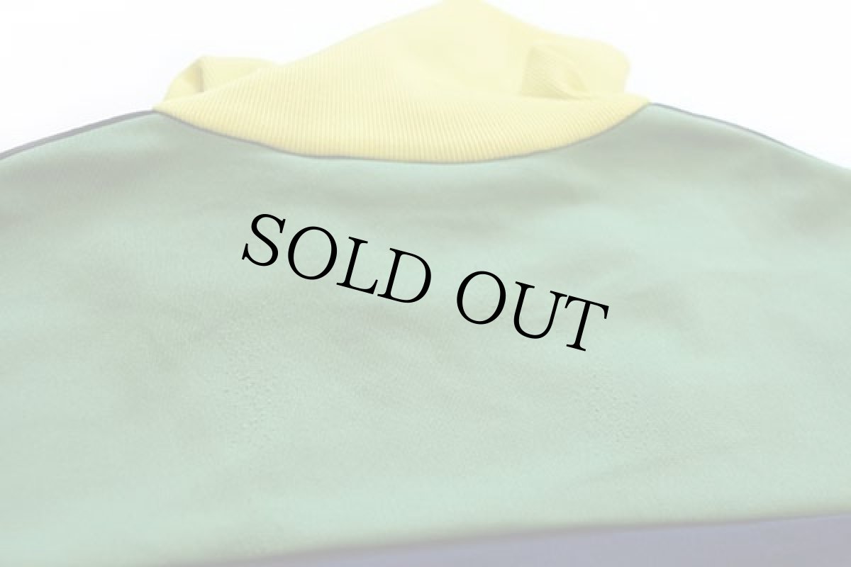 画像5: adidasアディダス トレフォイル ロゴ フェルトプリント&刺繍 クレイジーカラー 切り替え ハイネック トラックジャケット S★15 ジャージ (5)