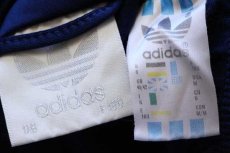 画像4: 90s adidasアディダス トレフォイル ロゴ刺繍 トラックジャケット 紺×白 M★ジャージ (4)