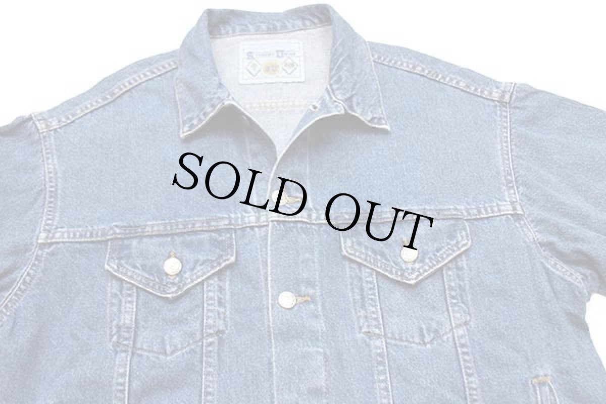 画像3: 90s USA製 STUDENT UNION デニムジャケット 4ポケット (3)