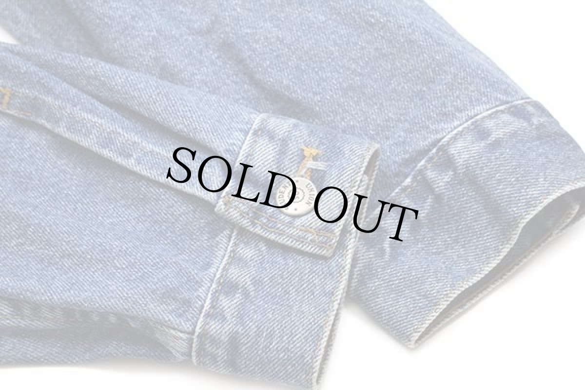 画像6: 90s USA製 STUDENT UNION デニムジャケット 4ポケット (6)