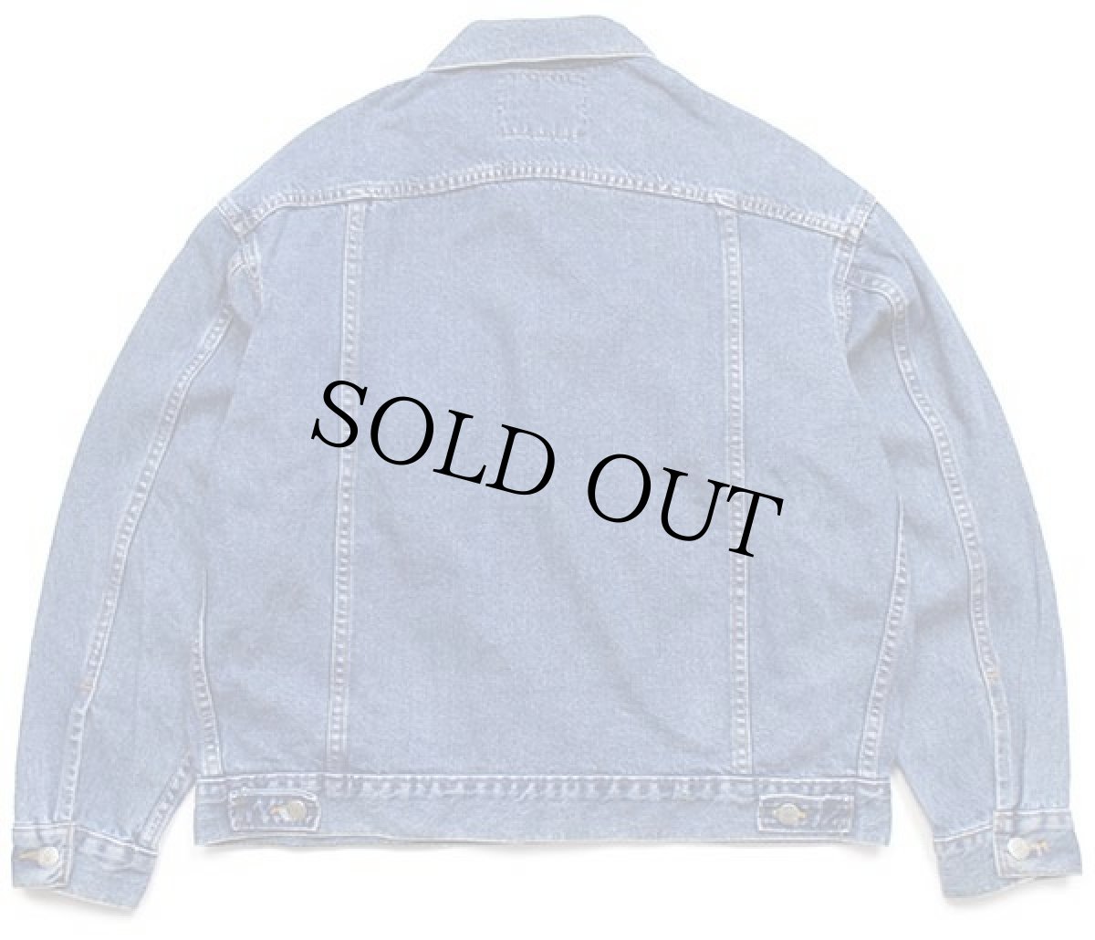 画像2: 90s USA製 STUDENT UNION デニムジャケット 4ポケット (2)