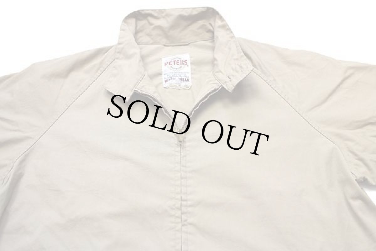 画像3: 60s PETERS 無地 オールウェザー ジャケット カーキ (3)