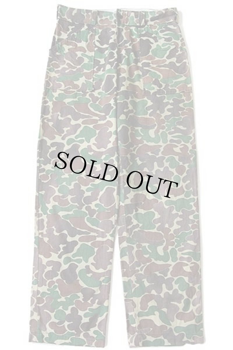 画像2: 70s Kmart ダックハンターカモ ベイカータイプ コットン キャンバス ハンティングパンツ w32/34 (2)