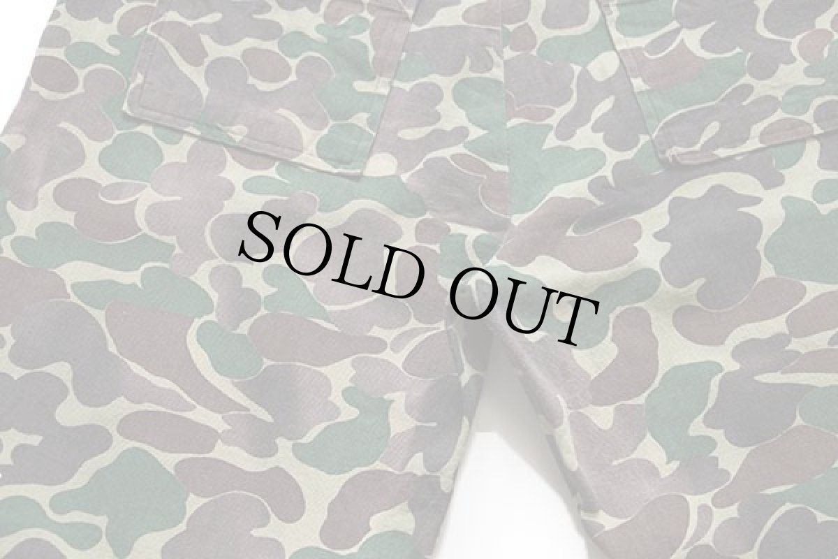 画像6: 70s Kmart ダックハンターカモ ベイカータイプ コットン キャンバス ハンティングパンツ w32/34 (6)