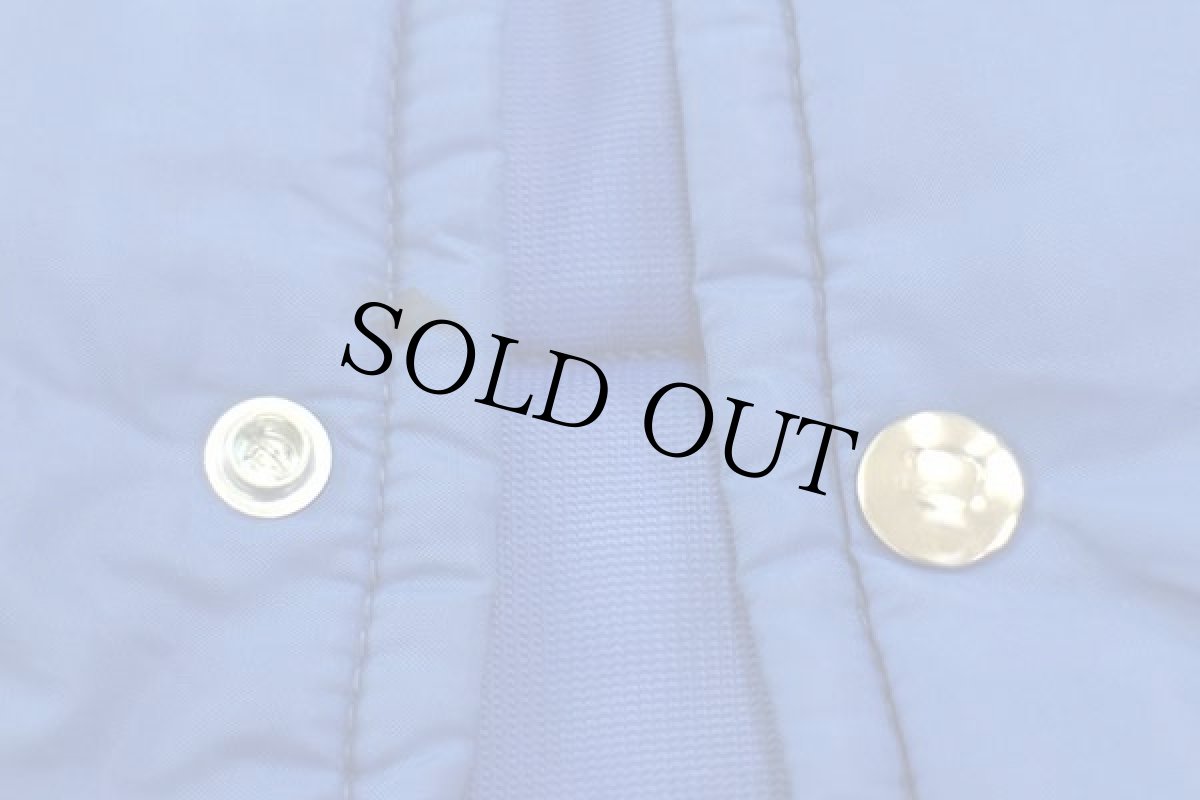 画像6: 80s USA製 Pla-Jac Dunbrooke PIE NATIONWIDE パッチ付き 中綿入り ナイロンベスト 青 L (6)