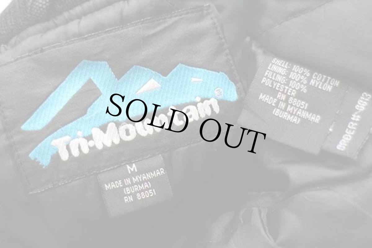 画像4: Tri Mountain キルティングライナー ダックベスト 黒 M (4)