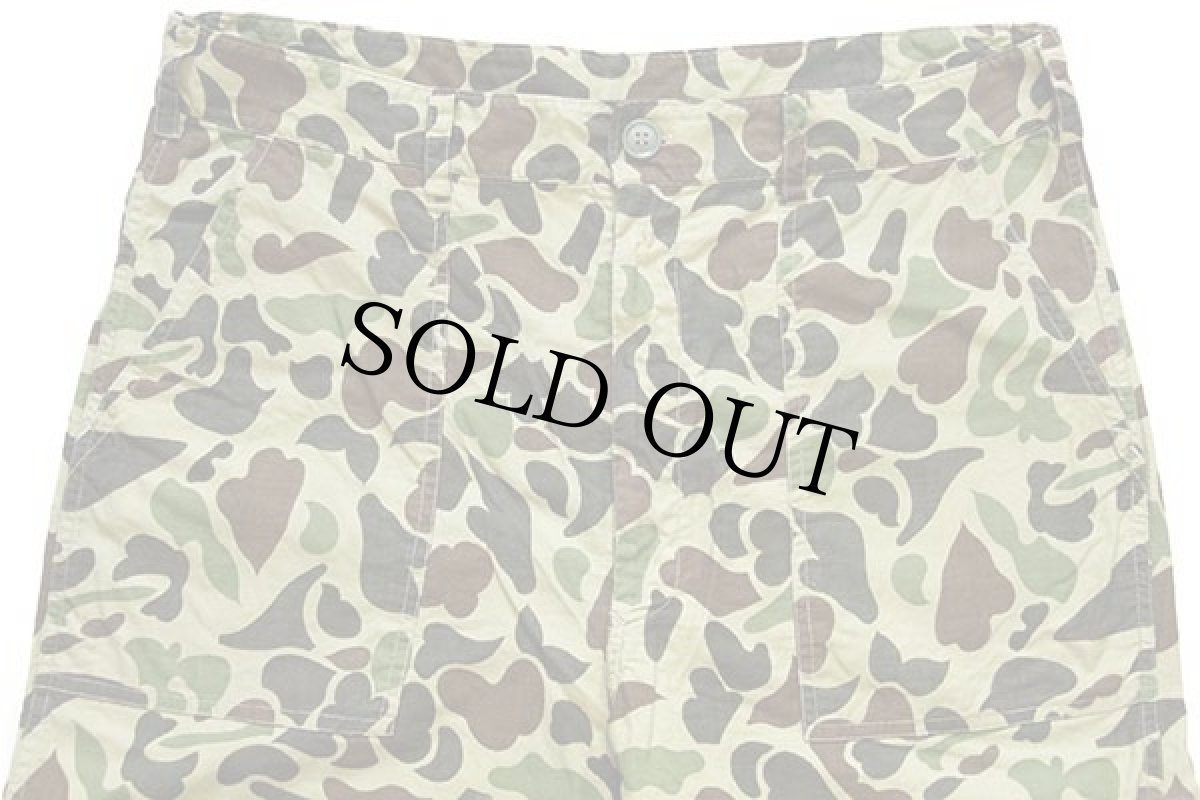 画像4: 70s UNKNOWN ダックハンターカモ ベイカータイプ コットン ハンティングパンツ L (4)