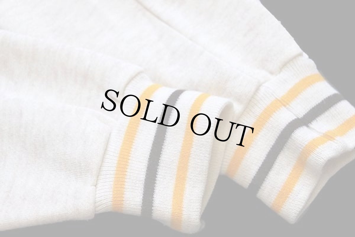 画像6: 80s Mac Gregor スウェット トラックジャケット 霜降りベージュ M★ジャージ (6)