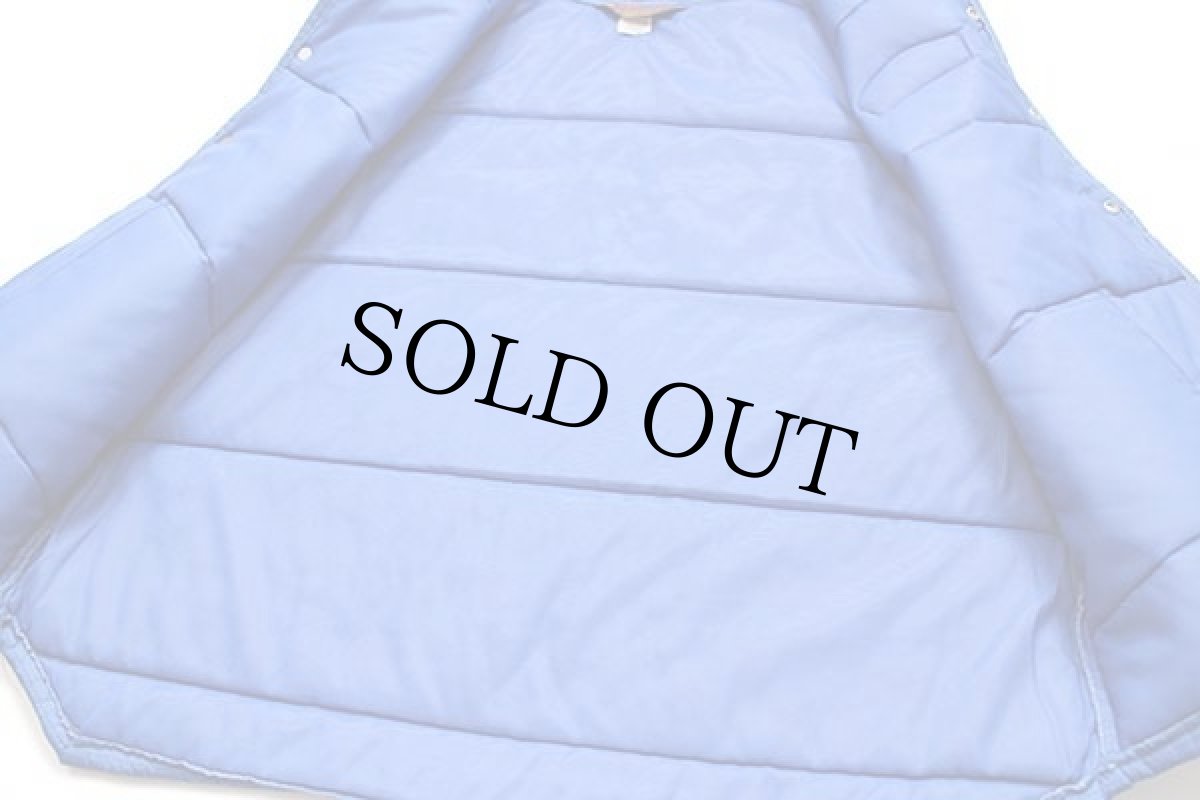 画像5: 80s USA製 Pla-Jac Dunbrooke PIE NATIONWIDE パッチ付き 中綿入り ナイロンベスト 青 L (5)