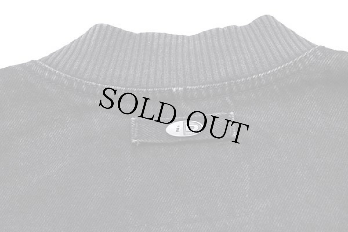 画像5: 90s カナダ製 id WEAR PARTS OPERATIONS INTERNATIONAL 刺繍 ツートン カラーデニムジャケット 黒×ベージュ XXL★特大 (5)