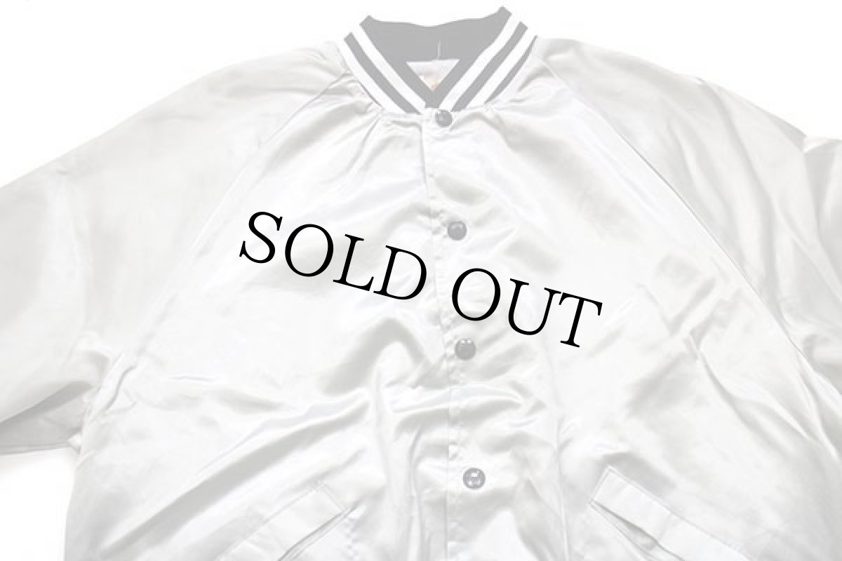 画像3: 80s USA製 King Louieキングルイ DeLoreanデロリアン バックプリント ナイロンジャケット シルバー L (3)