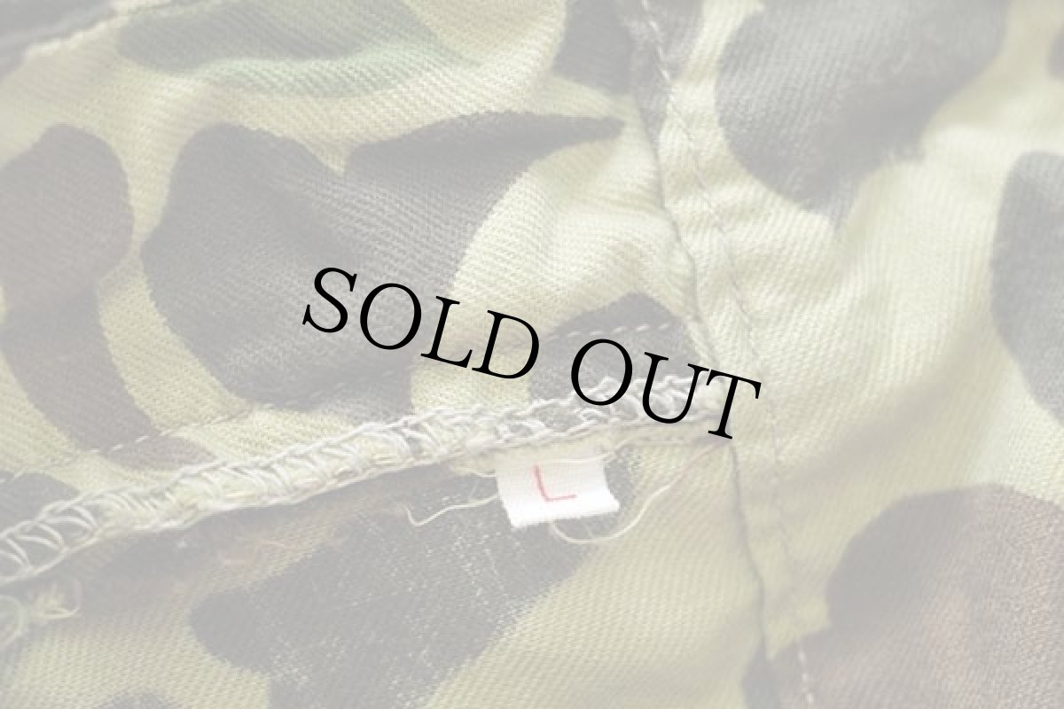 画像6: 70s UNKNOWN ダックハンターカモ ベイカータイプ コットン ハンティングパンツ L (6)