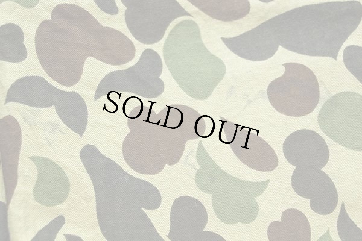 画像8: 70s UNKNOWN ダックハンターカモ ベイカータイプ コットン ハンティングパンツ L (8)