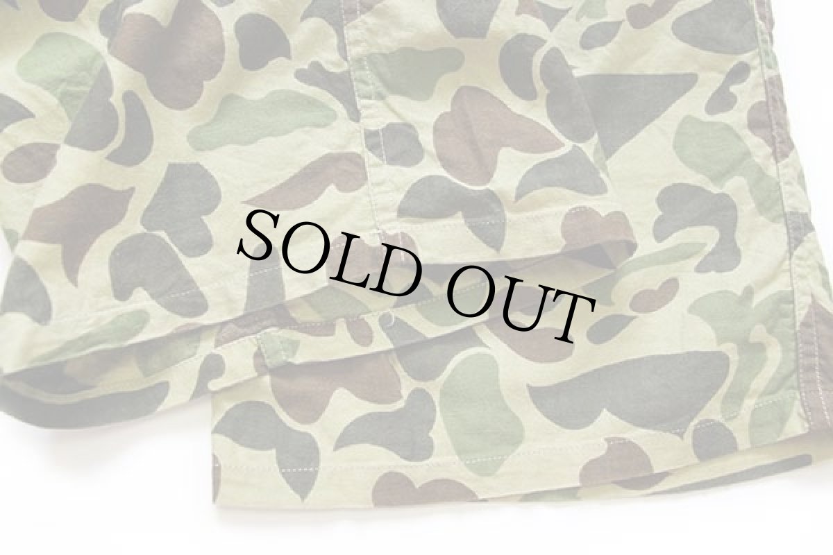 画像7: 70s UNKNOWN ダックハンターカモ ベイカータイプ コットン ハンティングパンツ L (7)