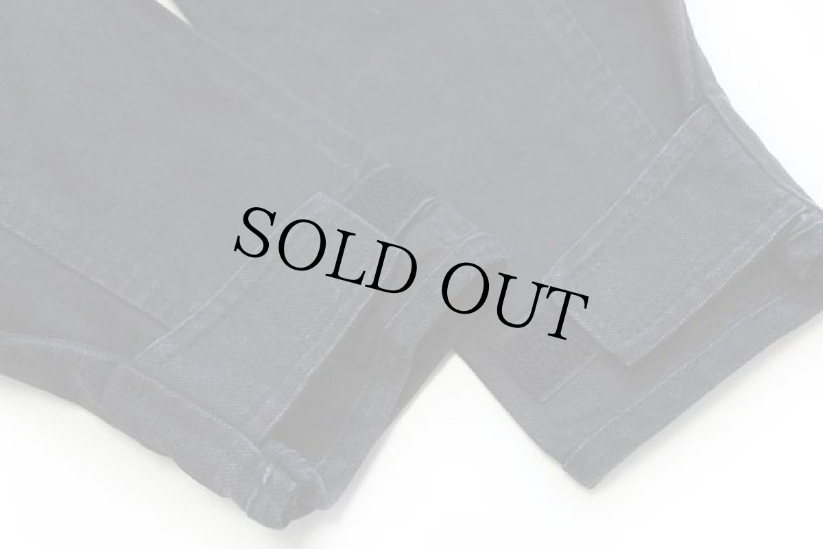 画像6: USA製 KAVUカブー ハーフジップ プルオーバー コットン キャンバス スローシャツ 黒 L (6)