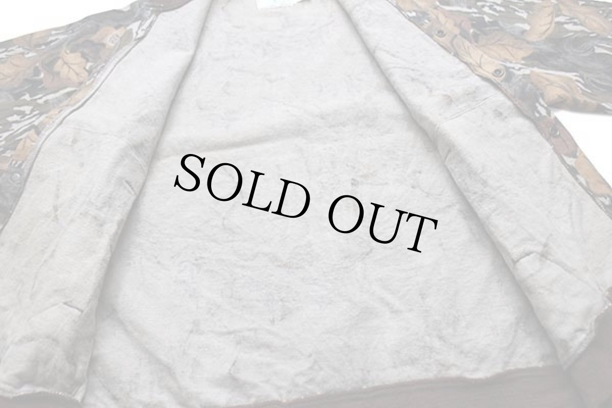 画像5: 80s USA製 MOSSY OAK FALL FOLIAGE リアルツリーカモ コットン シャモアクロス ハンティングジャケット M (5)