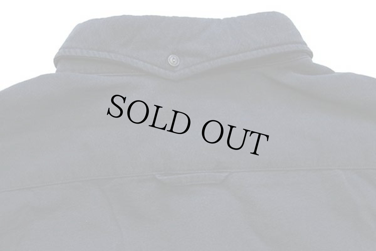 画像4: ポロ ラルフローレン 中綿入り 三点留め ボタンダウン コットンシャツ 黒 L (4)