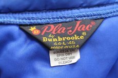 画像4: 80s USA製 Pla-Jac Dunbrooke PIE NATIONWIDE パッチ付き 中綿入り ナイロンベスト 青 L (4)