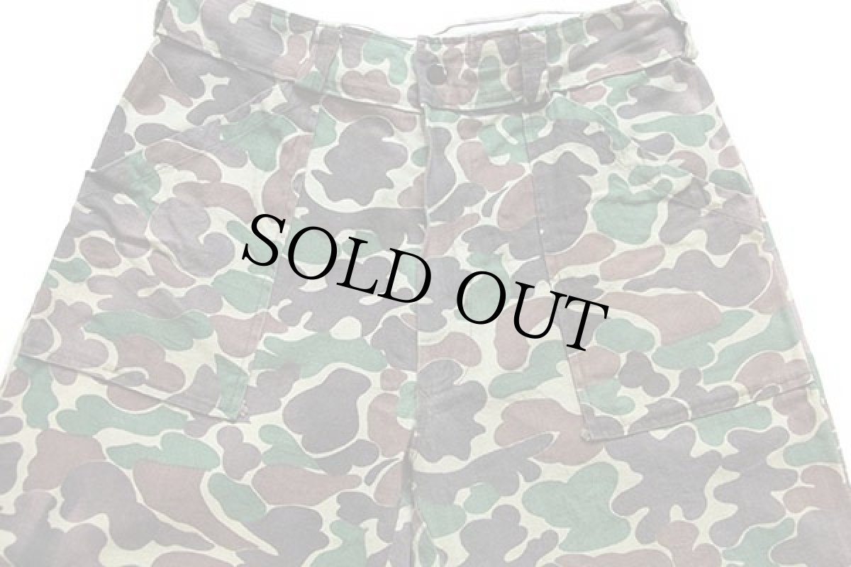 画像4: 70s Kmart ダックハンターカモ ベイカータイプ コットン キャンバス ハンティングパンツ w32/34 (4)