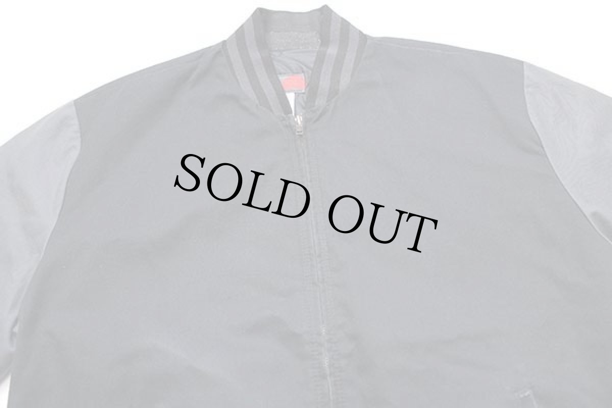 画像3: 00s RED KAPレッドキャップ ツートン 切り替え キルティングライナー ワークジャケット 黒×グレー L-RG (3)