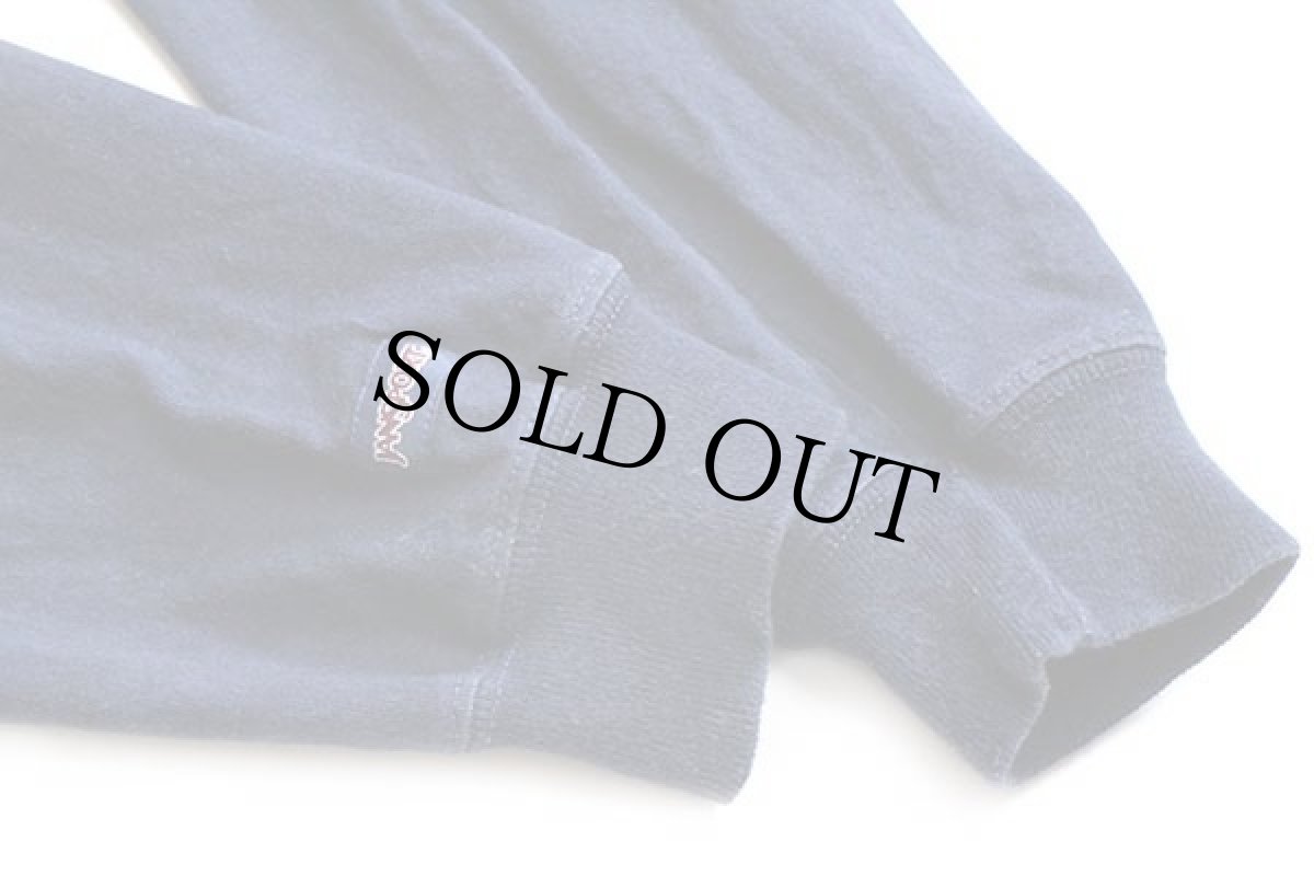 画像6: JANSPORTジャンスポーツ U.S.NAVY NAVAL ACADEMY パッチ付き コットン 長袖Tシャツ 紺 L (6)