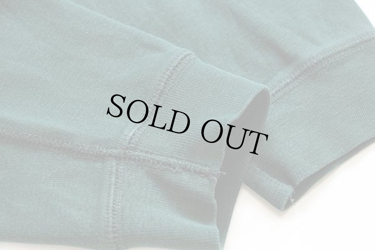 画像6: 90s BANANA REPUBLICバナナリパブリック ヘンリーネック コットン カットソー 緑 M (6)