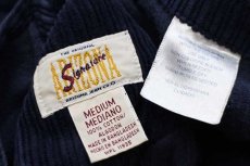 画像5: 00s ARIZONA JEANS コットン 太畝 コーデュロイ オーバーオール ネイビー M★サロペット (5)