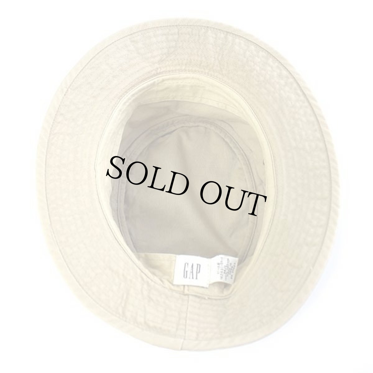 画像5: 00s GAPギャップ コットンツイル バケットハット カーキ M/L (5)