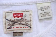 画像5: 90s Levi'sリーバイス ヘンリーネック 針抜き コットン アンダーシャツ 白 L (5)