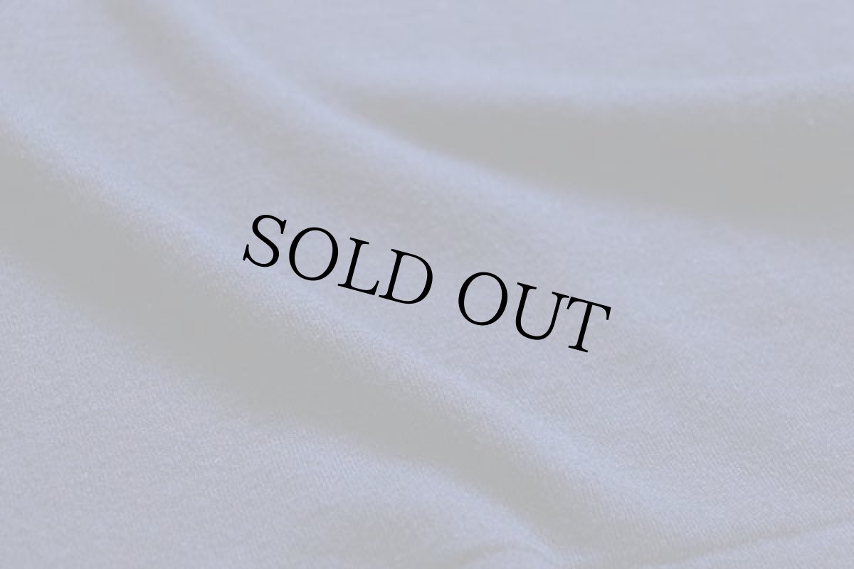 画像6: 80s L.L.Bean 無地 ハイネック ハーフジップ 半袖 アンダーシャツ 紺 M (6)