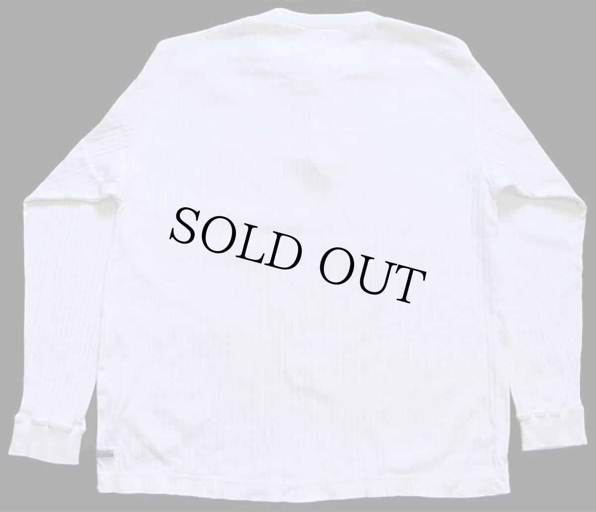 画像3: 90s Levi'sリーバイス ヘンリーネック 針抜き コットン アンダーシャツ 白 L (3)