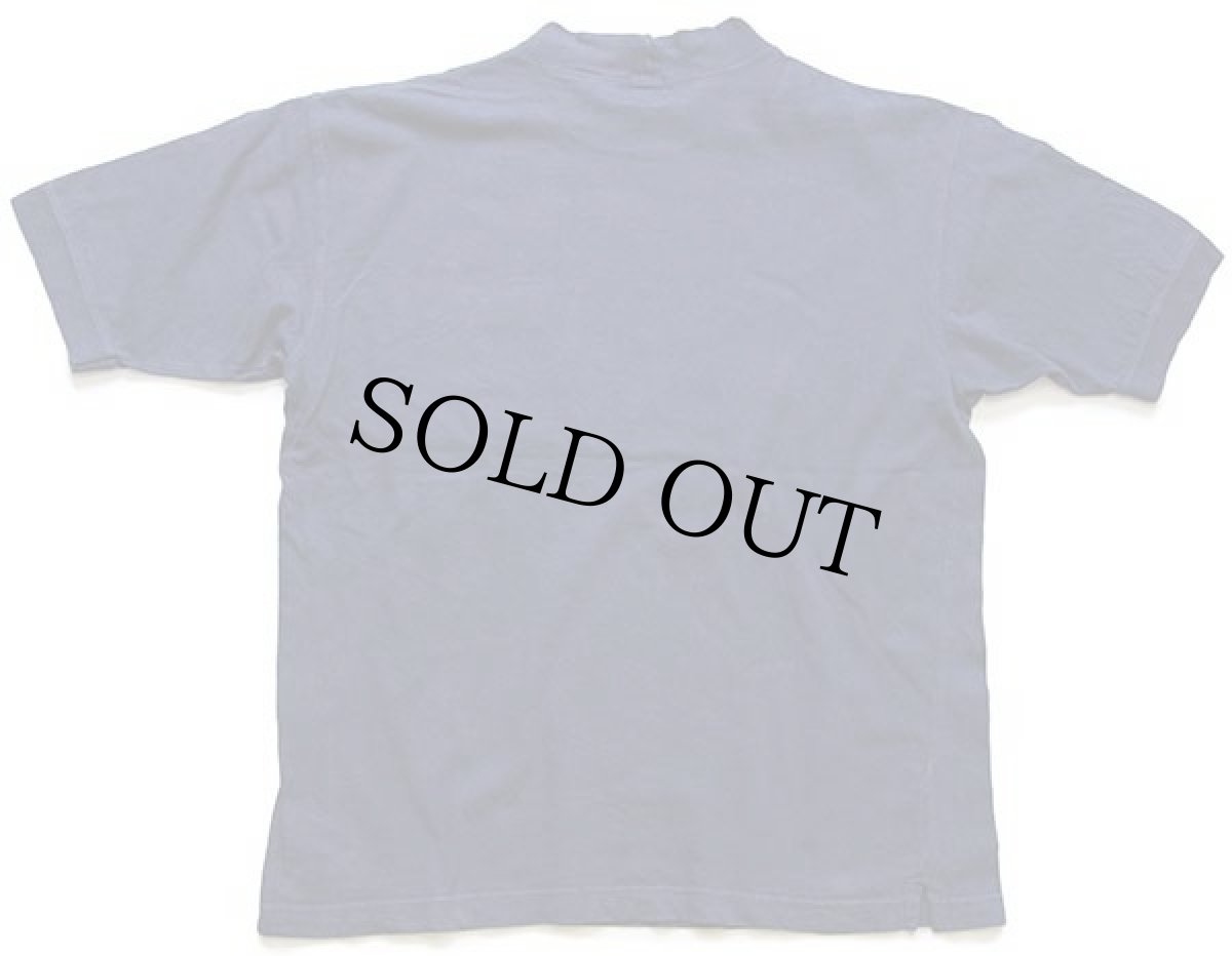 画像3: 90s GAPギャップ モックネック 無地 コットン ポケットTシャツ 紺 M (3)