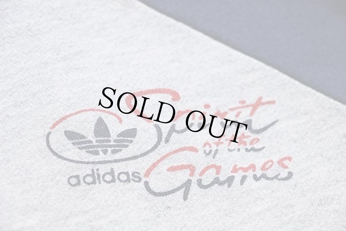 画像6: 80s adidasアディダス トレフォイル ロゴ Spirit of the Games マルチカラー スウェット ジップパーカーS★トラックジャケット (6)