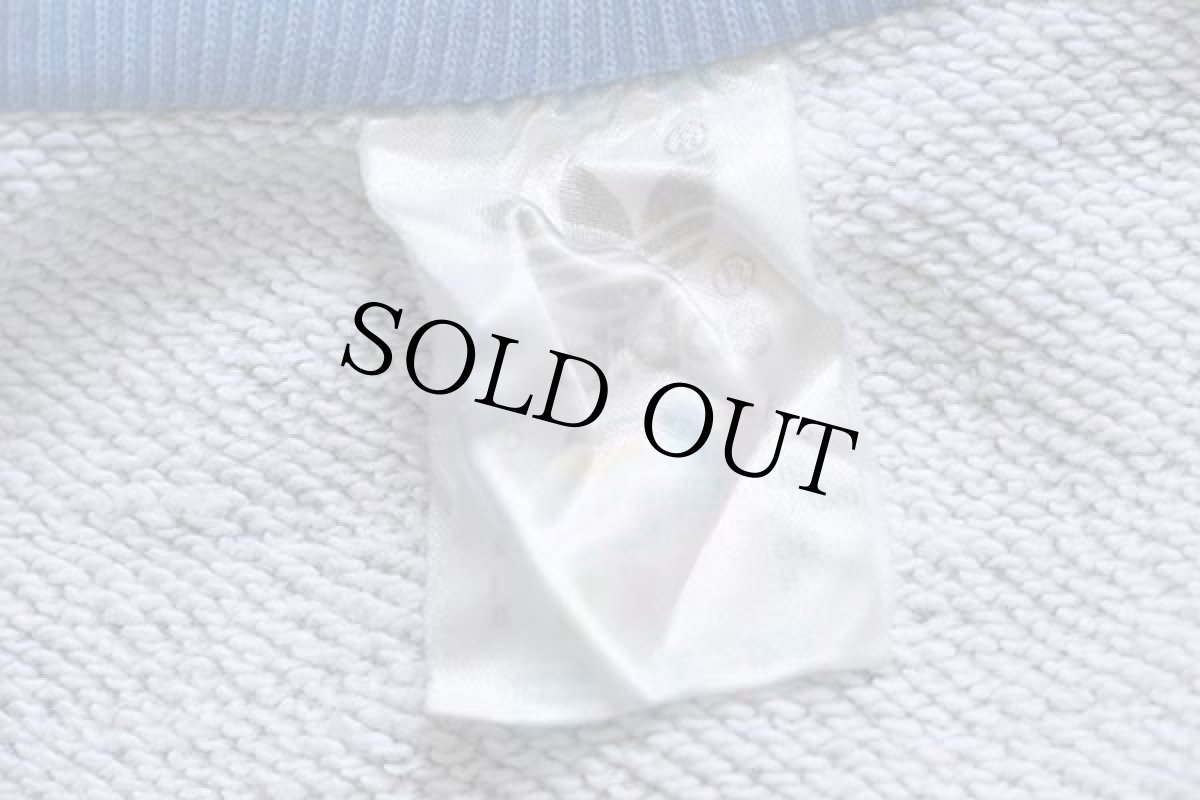 画像4: 80s adidasアディダス トレフォイル ロゴ刺繍 ツートン フルジップ スウェットベスト XL★トラックジャケット (4)