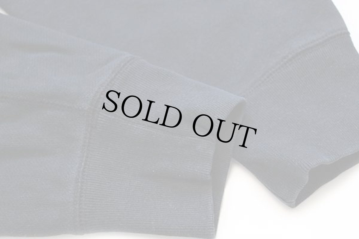 画像6: 00s ポロ ラルフローレン ワンポイント ヘンリーネック コットン スウェットパーカー 黒 2XB★特大 (6)