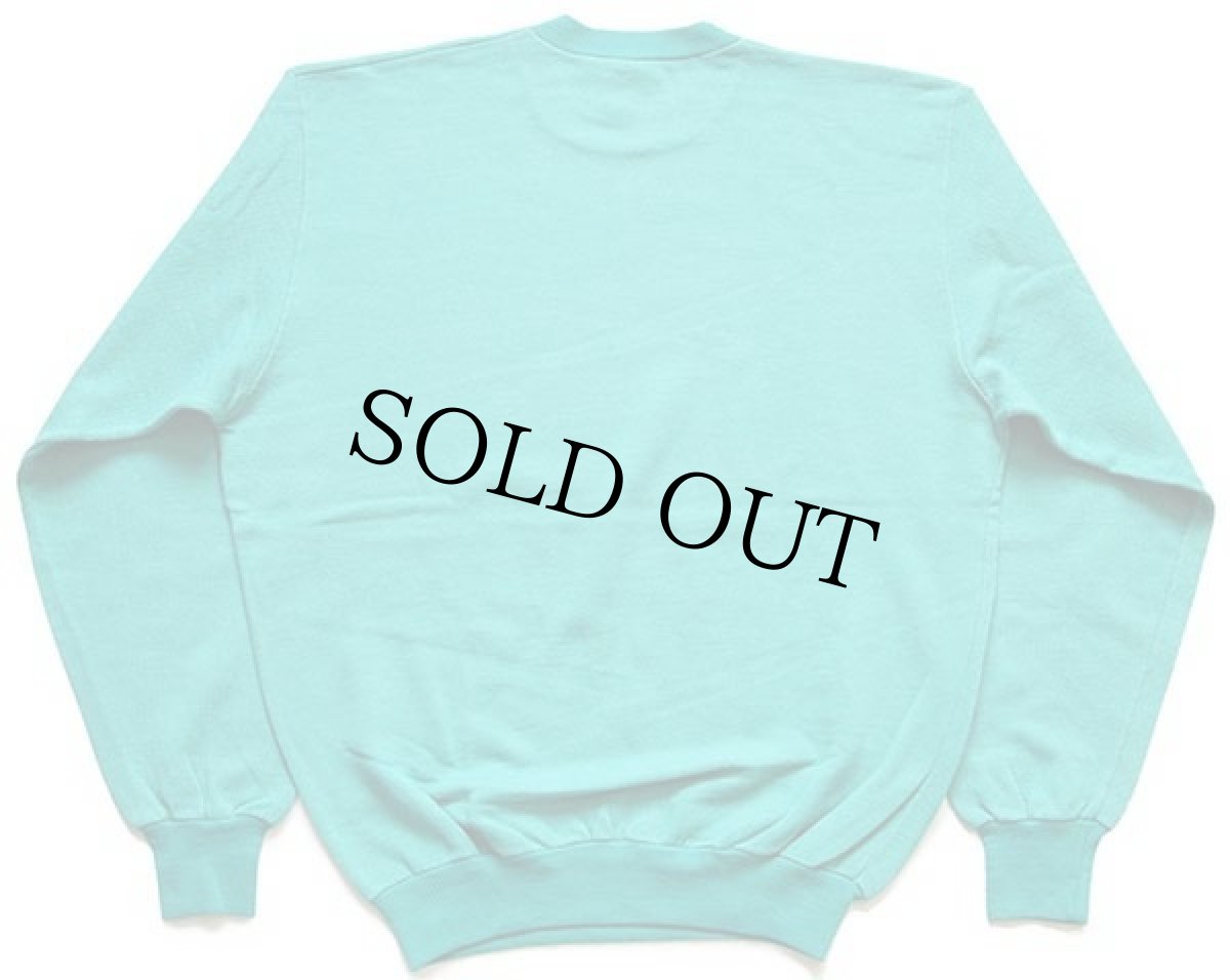 画像2: 80s スヌーピー ウッドストック フライングエース BE A CUT ABOVE AIR FORCE スウェット エメラルドグリーン (2)