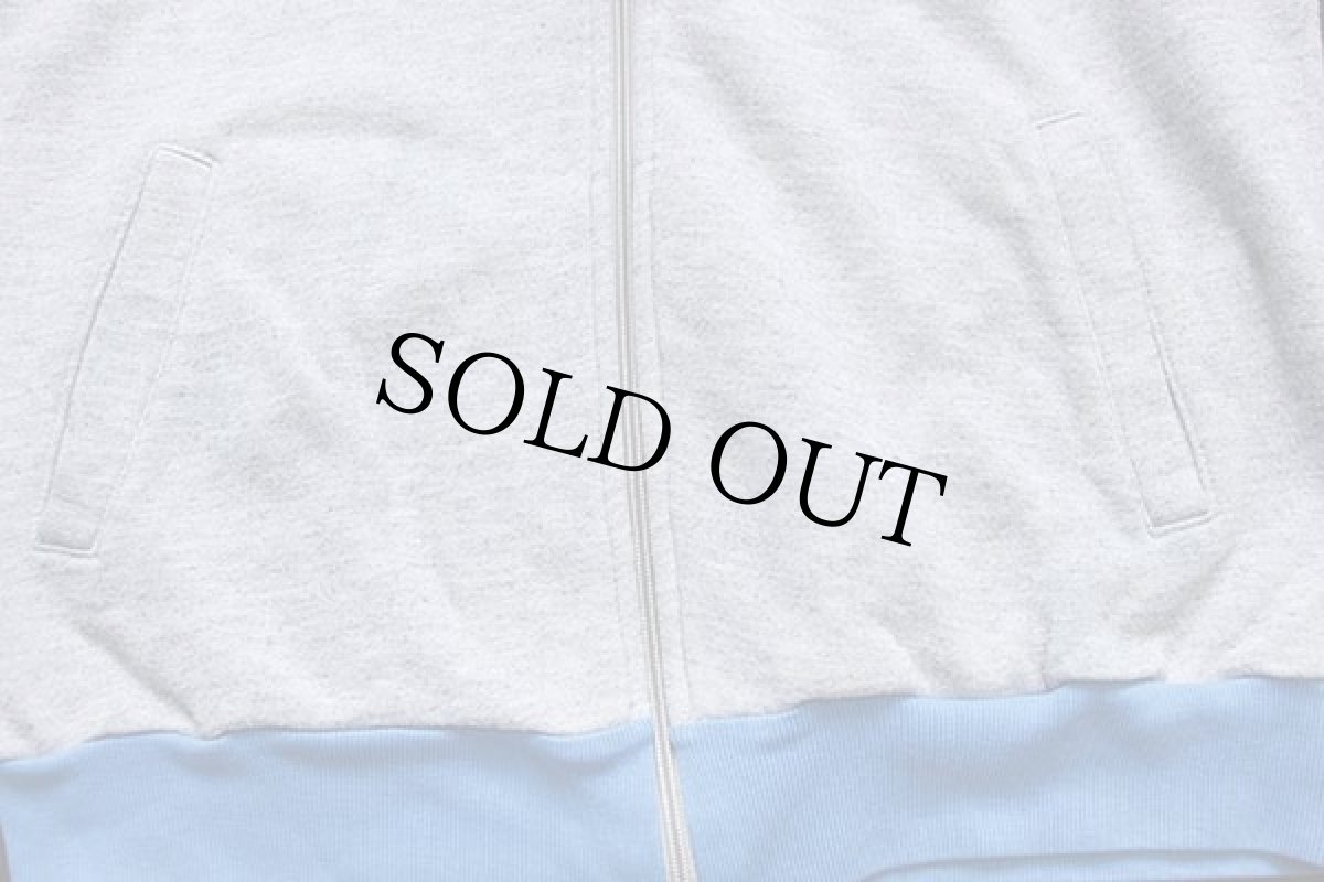 画像5: 80s adidasアディダス トレフォイル ロゴ刺繍 ツートン フルジップ スウェットベスト XL★トラックジャケット (5)