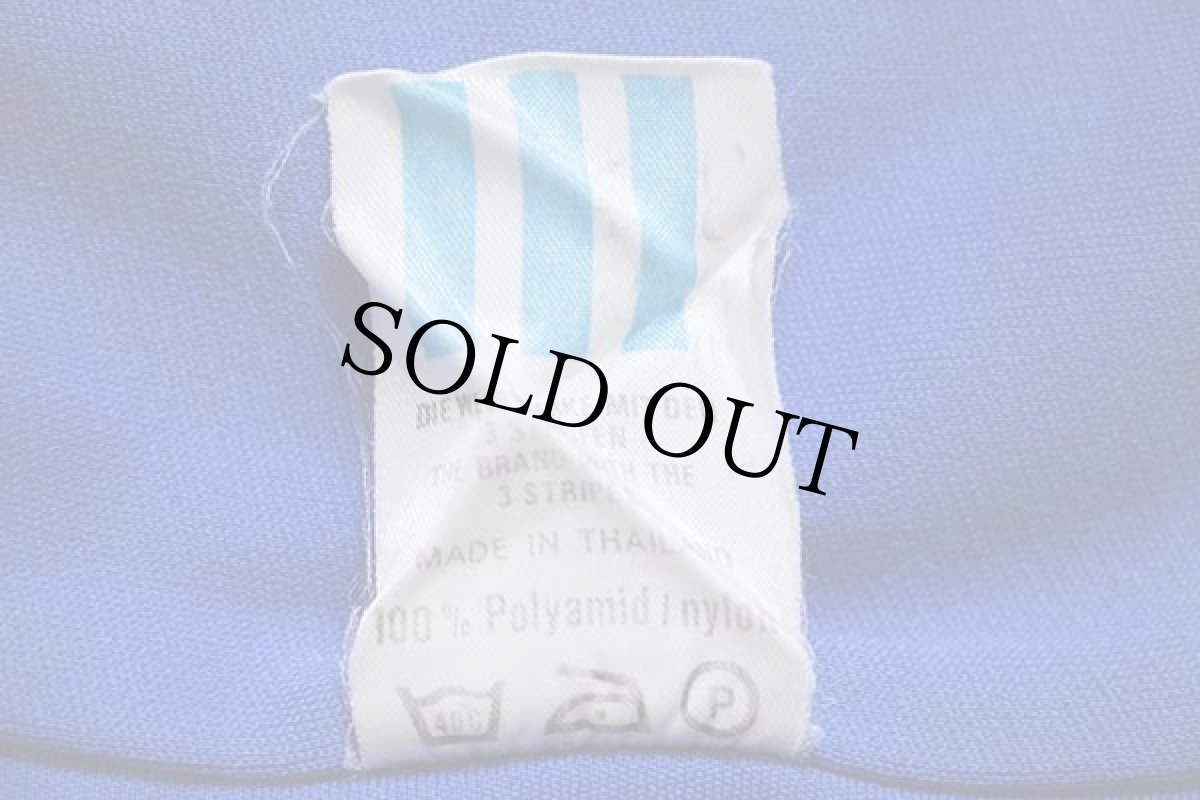 画像5: 80s adidasアディダス トレフォイル ロゴ ハイネック トラックジャケット 青×白 M★18 ジャージ (5)