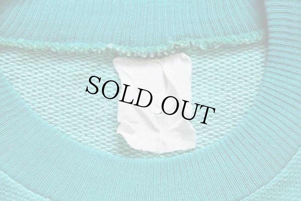 画像3: 80s スヌーピー ウッドストック フライングエース BE A CUT ABOVE AIR FORCE スウェット エメラルドグリーン (3)