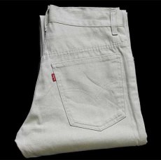 画像1: 00s イタリア製 Levi'sリーバイス 566 STA-PRESTスタプレ パンツ グレーベージュ w29 L32★ユーロ (1)