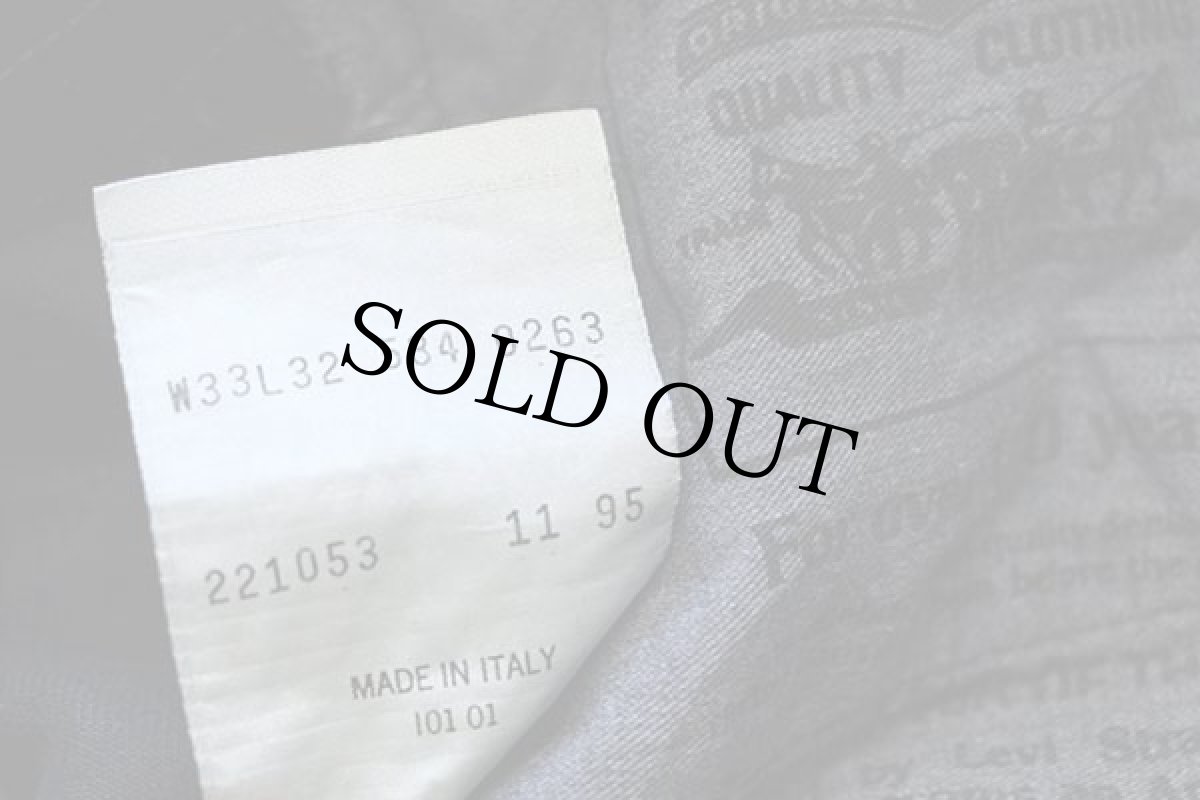 画像7: 90s イタリア製 Levi'sリーバイス 534 カラーデニムパンツ 後染め 濃紺 w33★ユーロ (7)