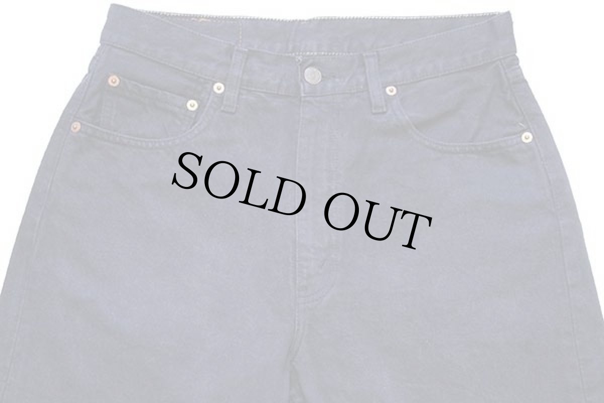 画像4: 90s イタリア製 Levi'sリーバイス 534 カラーデニムパンツ 後染め 濃紺 w33★ユーロ (4)