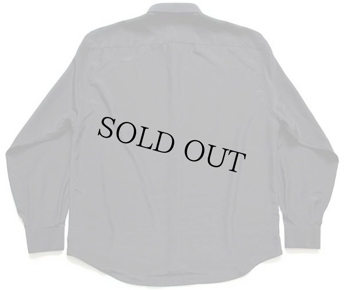 画像2: 90s イタリア製 SALVIO MATRISCIANO 無地 比翼 レーヨンシャツ 黒 M (2)