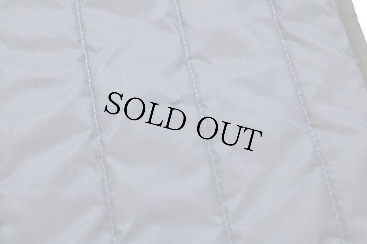 画像7: 70s Sears Work Leisure ナイロン キルティング ライナーベスト 紺 (7)