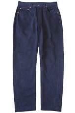 画像2: 90s イタリア製 Levi'sリーバイス 534 カラーデニムパンツ 後染め 濃紺 w33★ユーロ (2)