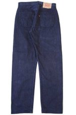 画像3: 90s イタリア製 Levi'sリーバイス 534 カラーデニムパンツ 後染め 濃紺 w33★ユーロ (3)