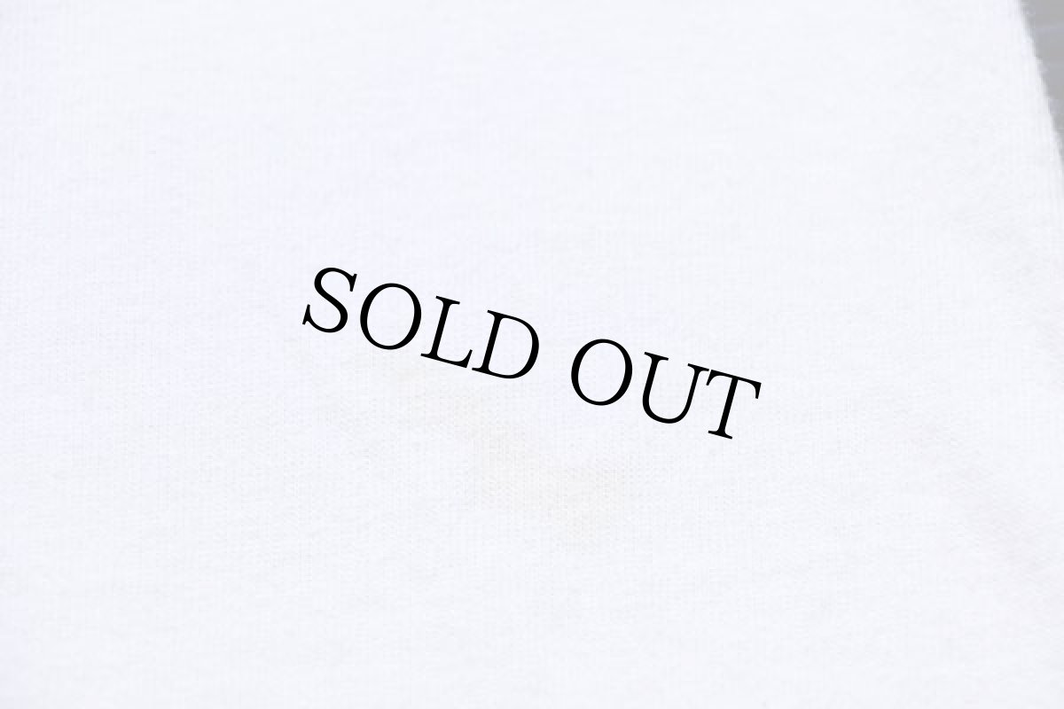 画像7: 70s USA製 Championチャンピオン SUPER BASS 染み込みプリント リンガーTシャツ 白×赤 L (7)